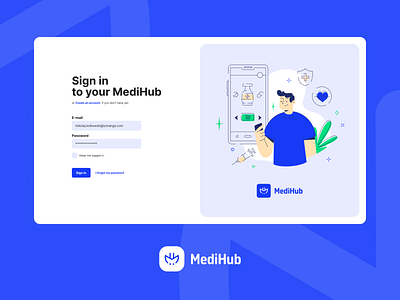 MediHub - concept for medical centers app appointments calendar center clean design desktop hub medical modern product schedule simple ui ux web webapp