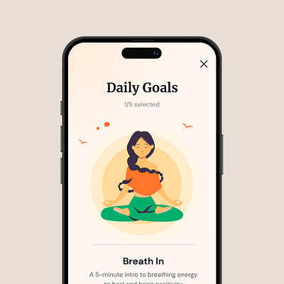 Meditation App app design figma mobileapp mobileui ui uidesign uiux