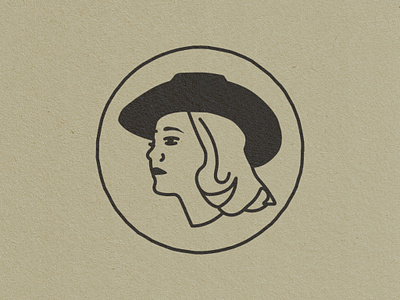 Vintage Cowgirls adobe branding design graphic design illustration ladies lady logo retro vector vintage cowgirl vintage style
