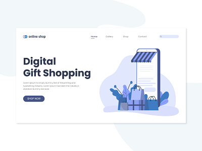 Online shopping flat concept page design back backup backupgraphic branding chand character commerce concept dashboard design flat illustration landing page people shopping template vector website wireframe