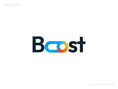 Boost Wordmark boost brand design brand identity branding design gaming logo minimal modern logo tech