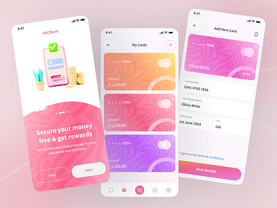 Mobile Banking App UI Kit applications banking cards design designer finance app financial app fintech mobile app mobile banking app money transactions problem solving transactions ui ui ux design ux