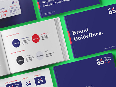 Brand Guidelines - Vision Direct Club, Singapore art direction brand color brand guidelines brand identity branding eye care graphic design logo logo design responsive logo singapore typography vision visual identity wordmark