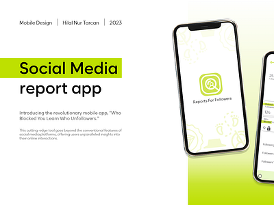 Social Media Report App adobe xd app design graphic design illustration logo typography ui