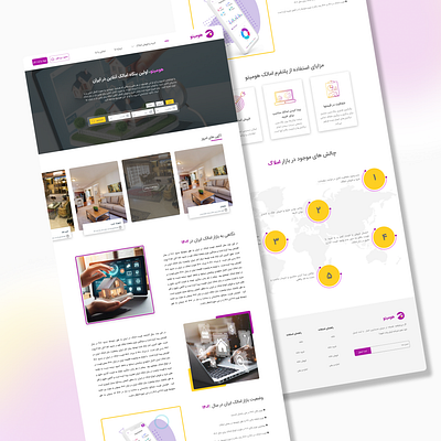 landing page buying and selling house designer figma landing page product product designer ui ux دیزاینر طراح محصول فیگما