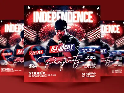 Independence Day Flyer party flyer