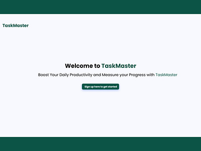 TaskMaster- Concept UI for To do list web application task todo ui webapp