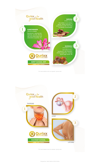 Herbal Product Benefits Design - Qurixx Health & Wellness healthinfographic