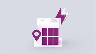 Web Illustration / Location 3d blender design graphic illustration minimal modern render web