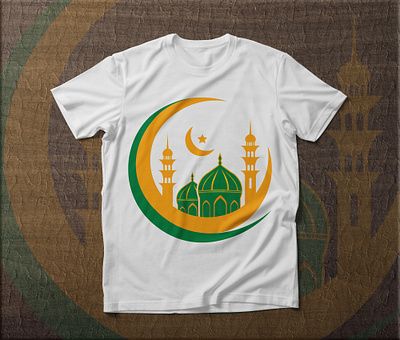 Eid t-shirt design. vector