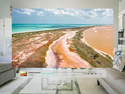 Spatial mixed reality screen | Daily UI | Challenge #81 mixed reality screen ui ui design