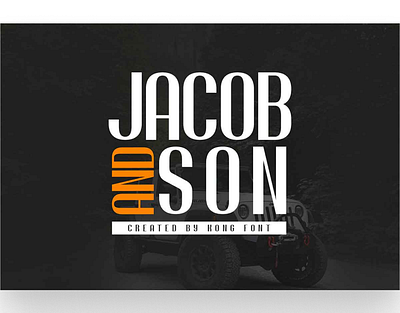 Jacob and son Font 3d animation branding design font graphic design handwritten illustration italic logo logotype motion graphics script typeface ui