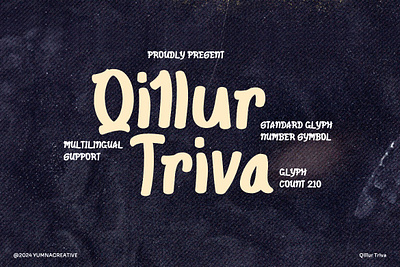 Qillur Triva - Handwritten Brush Font masculine