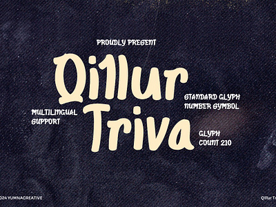 Qillur Triva - Handwritten Brush Font masculine