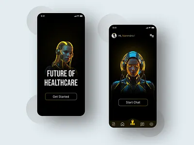 Docbot UI app design graphic design ui ux