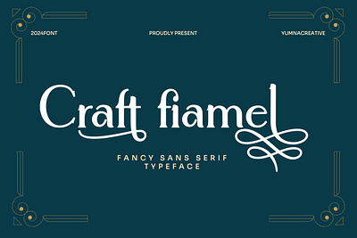 Craft Fiamel - Fancy Sans Serif Font brutalism rounded typeface web