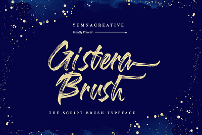 Gistera - Script Brush Font masculine