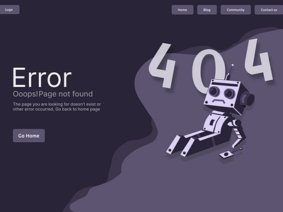 404 Error page design 404 404 error page design figma ui ux