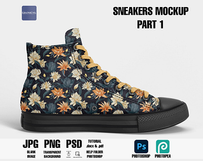 Sneakers Mockup Part 1 3 shoe psd mockup sneakers psd mockup