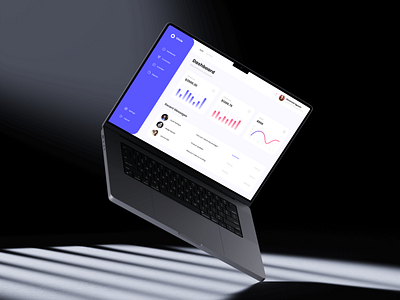 CIRCLE - Clean & Minimalist Sales & Expense Dashboard clean dashboard design creative dashboard dashboard ideas financial dashboard minamilistic sales and revenue tracker ui uiux ux