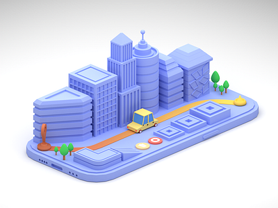 City map destination 3D isometric illustration 3d 3d art 3d artwork 3d illustration 3d model 3d modeling ar artwork city design destination illustration isometric map vr