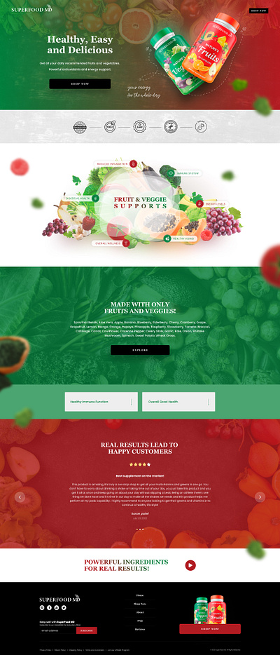 superfood md design graphic design ui ux