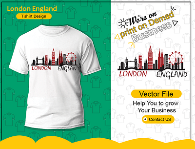 LONDON ENGLAND Vector T shirt Design designer graphicdesign londonengland socialmediadesign tshirtdeisgner tshirtdesign vectortshirtdesign