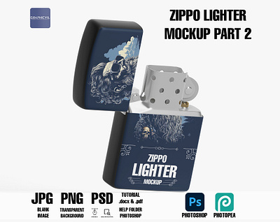 Zippo Lighter mockup Part 2 1 pall mall mockup
