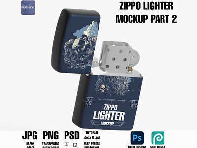 Zippo Lighter mockup Part 2 1 pall mall mockup