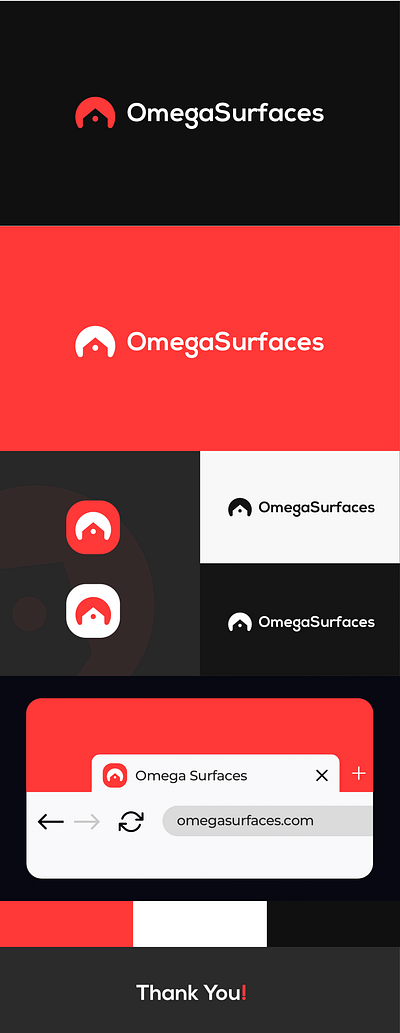 Omega Surfaces - Logo Design branding design graphic design logo vector