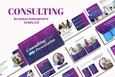 Consulting Powerpoint Template branding training