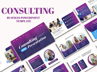 Consulting Powerpoint Template branding training