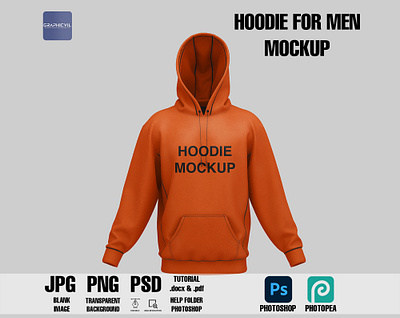 Hoodie for men Mockup 1 mockup creation