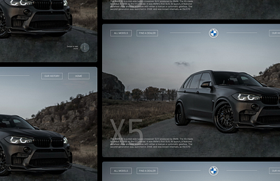 BMW X5 - Car Website automobile bmw branding car car design car shop design graphic design land page speed x5