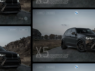 BMW X5 - Car Website automobile bmw branding car car design car shop design graphic design land page speed x5