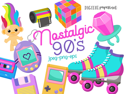 Nostalgic 90s Graphic cassette