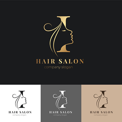 Salon logos. branding design graphic design illustration logo typography vector