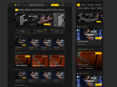 Tiksit branding design e commerce events mobile tickets ui ux web