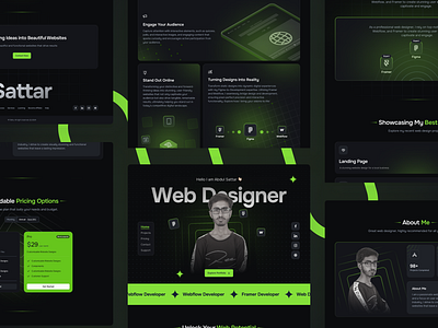 Web Designer - Portfolio Website Design app bento grids branding clean design design graphic design intuitive landing page portfolio portfolio website portfolio website design ui ui design web design website design