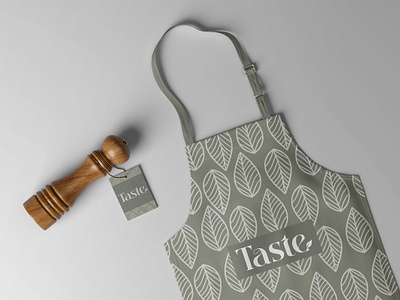 Taste Apron Design branding graphic design pattern design print design