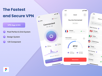 VPN Mobile Apps Design apps design cyber security cybersecurity ip mobile vps privacy proxy social security ui vpn vpn app vpn app design vpn apps vpn design vpn service vpn ui design vpn ui kit vpn website web design web site