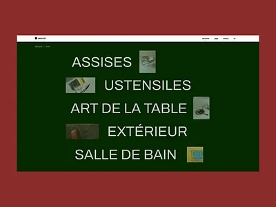 Archive shop animation design graphic design interaction interface ui web website