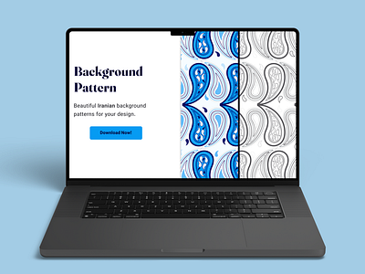 Background Pattern - Web background pattern dailyui design interface iran paisley pattern ui web