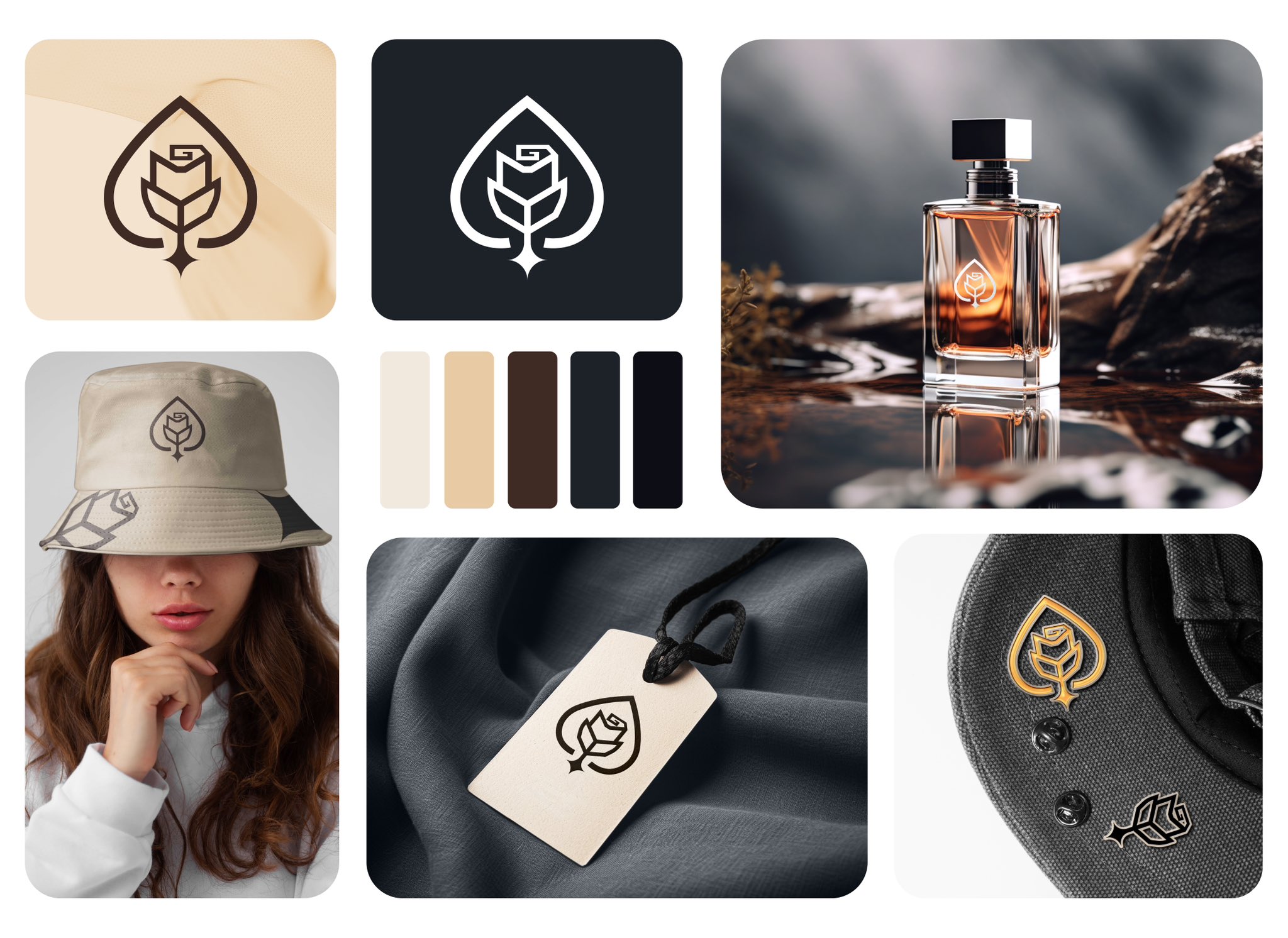 ♠️+🌹+✨ branding design graphic design identity logo logos vector visual