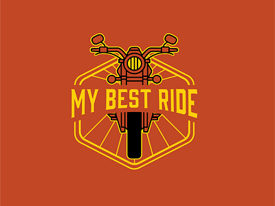 My Best Ride branding design graphic design identity illustration logo typography vector