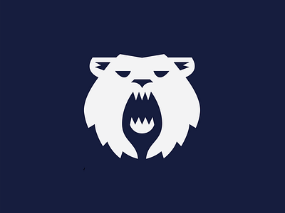 Bear Spork animal bear brand branding carnivore food fork grizzly icon illustration logo meat spork teeth