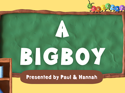 A BIGBOY font boy cartoon children classroom creative cute font font design fonts graphic design handwriting handwritten lettering modern motion graphics script