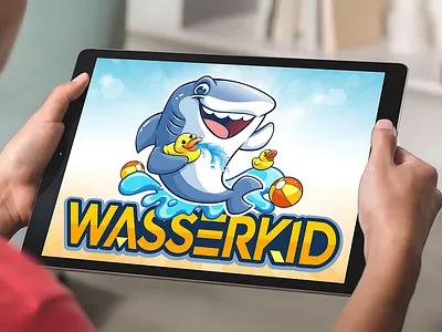 Custom Shark Cartoon Logo, Happy Shark Illustration 2d 2d cartoon logo animals beehaya branding cartoon character custom customcartoondesign designer funny graphic design happy illustration logo logo maker mascot sea shark vector