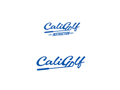 CaliGOLF design golf graphic design logo modern vector