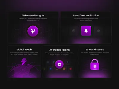 Crypadt - UI Modal ai bento clean crypto dark fitur landing page modal modal landing page modals ui modal website website